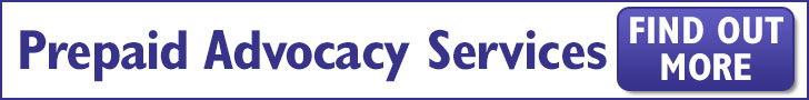 Pre-Paid Advocacy Services banner